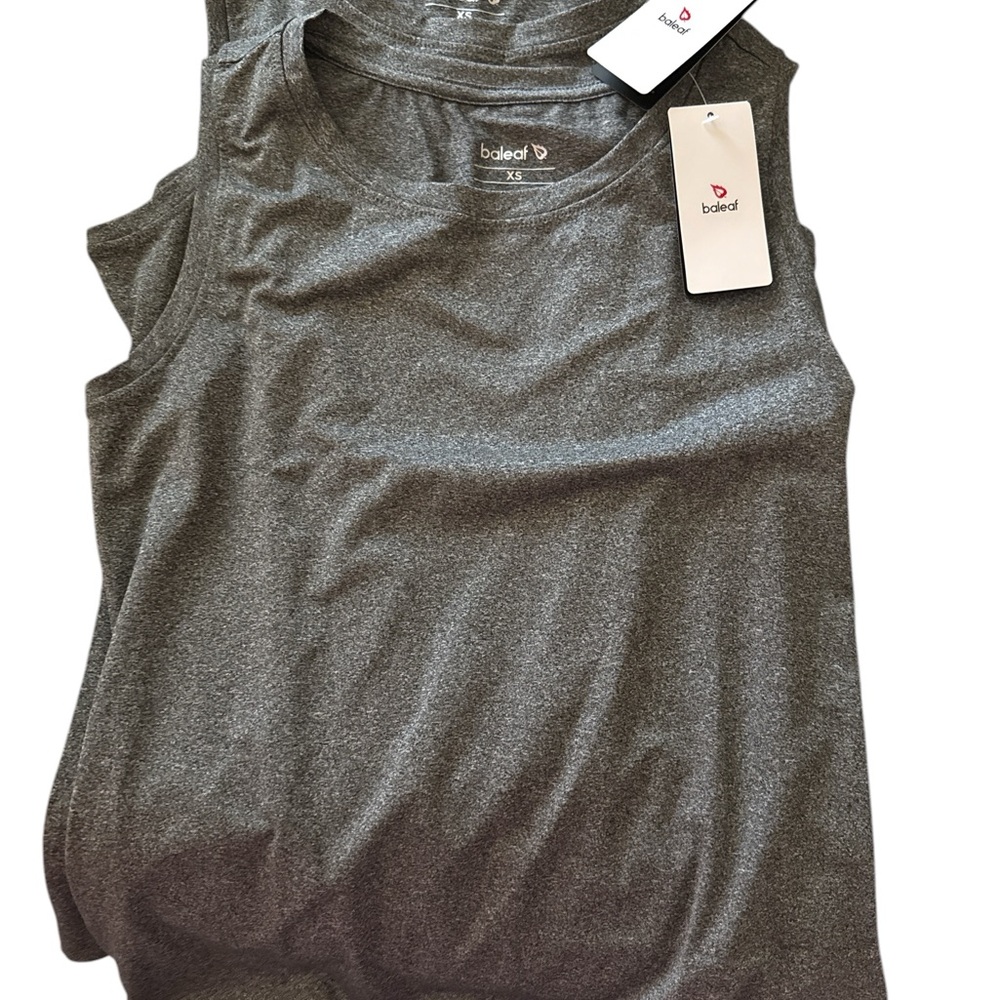 Baleaf Charcoal Gray Performance Tank Top